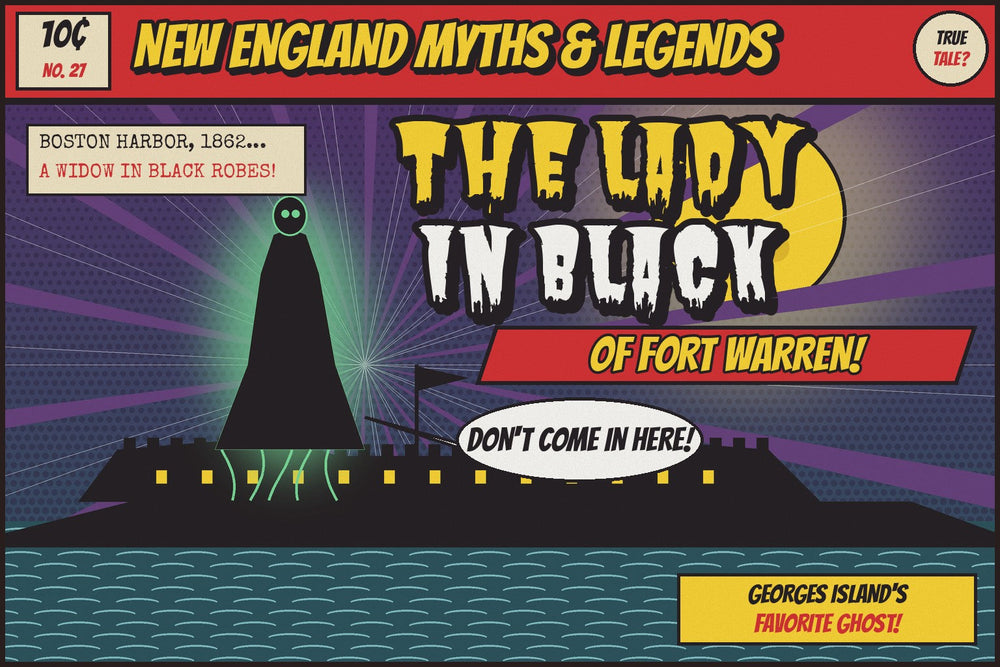 New England Myths & Legends: The Lady in Black of Fort Warren