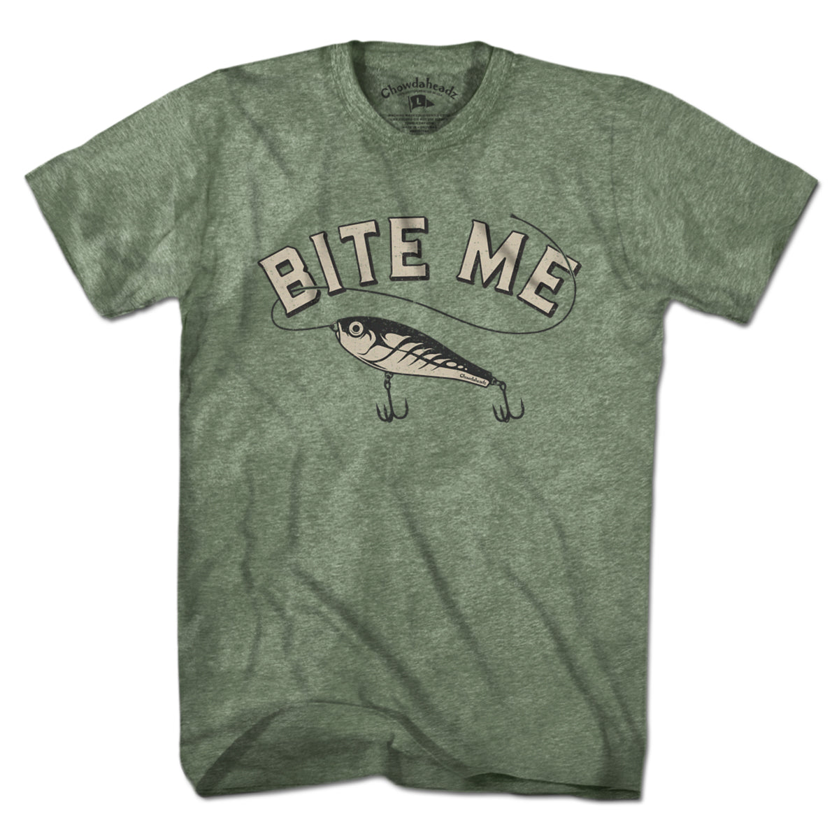 bite me fishing box Bite Me Fishing T-Shirt / Medium / Mediumilitary Green