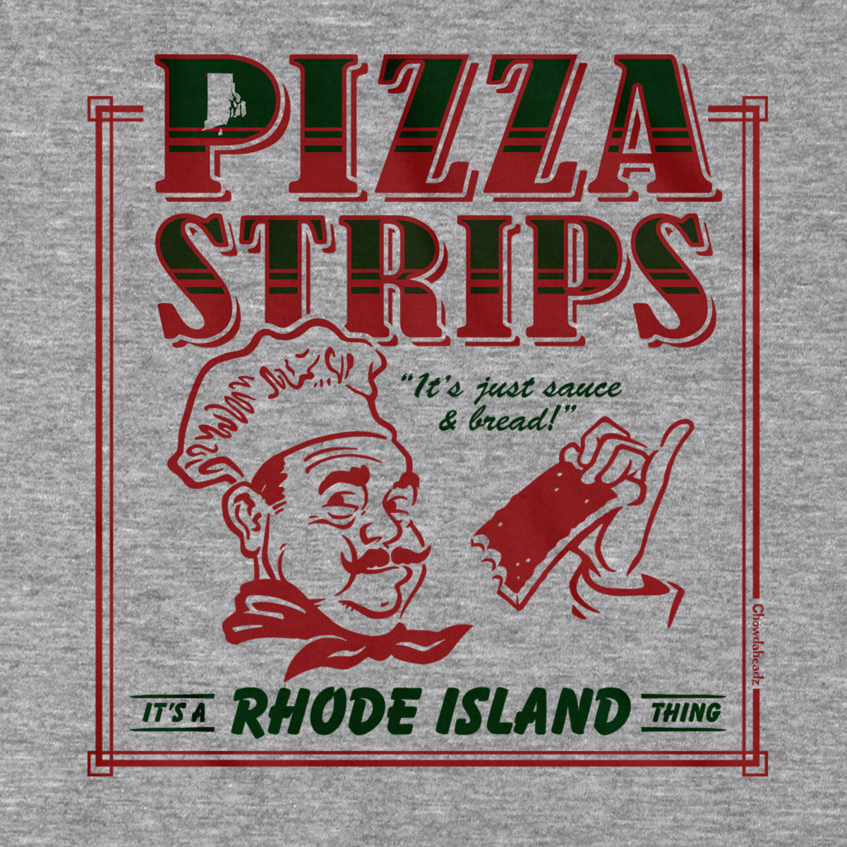Pizza Strips Youth Hoodie - Chowdaheadz