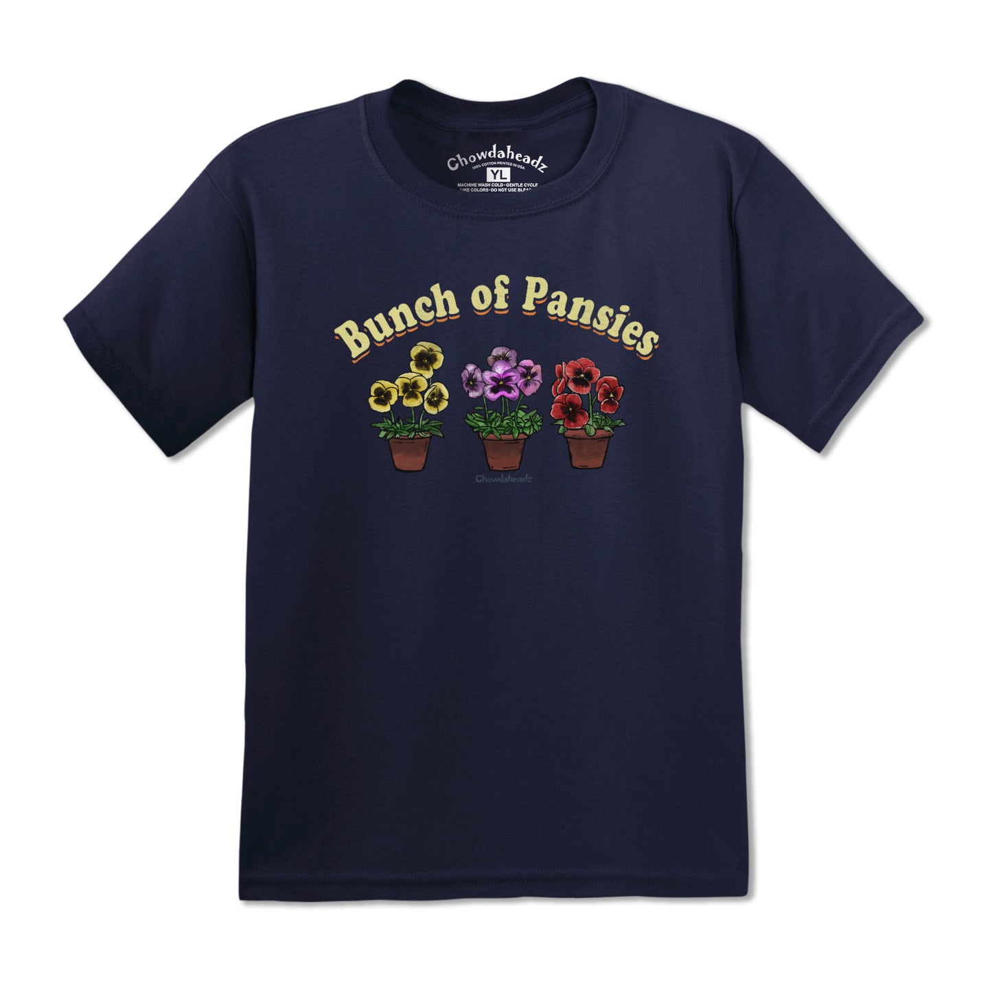 Bunch Of Pansies Youth T-Shirt