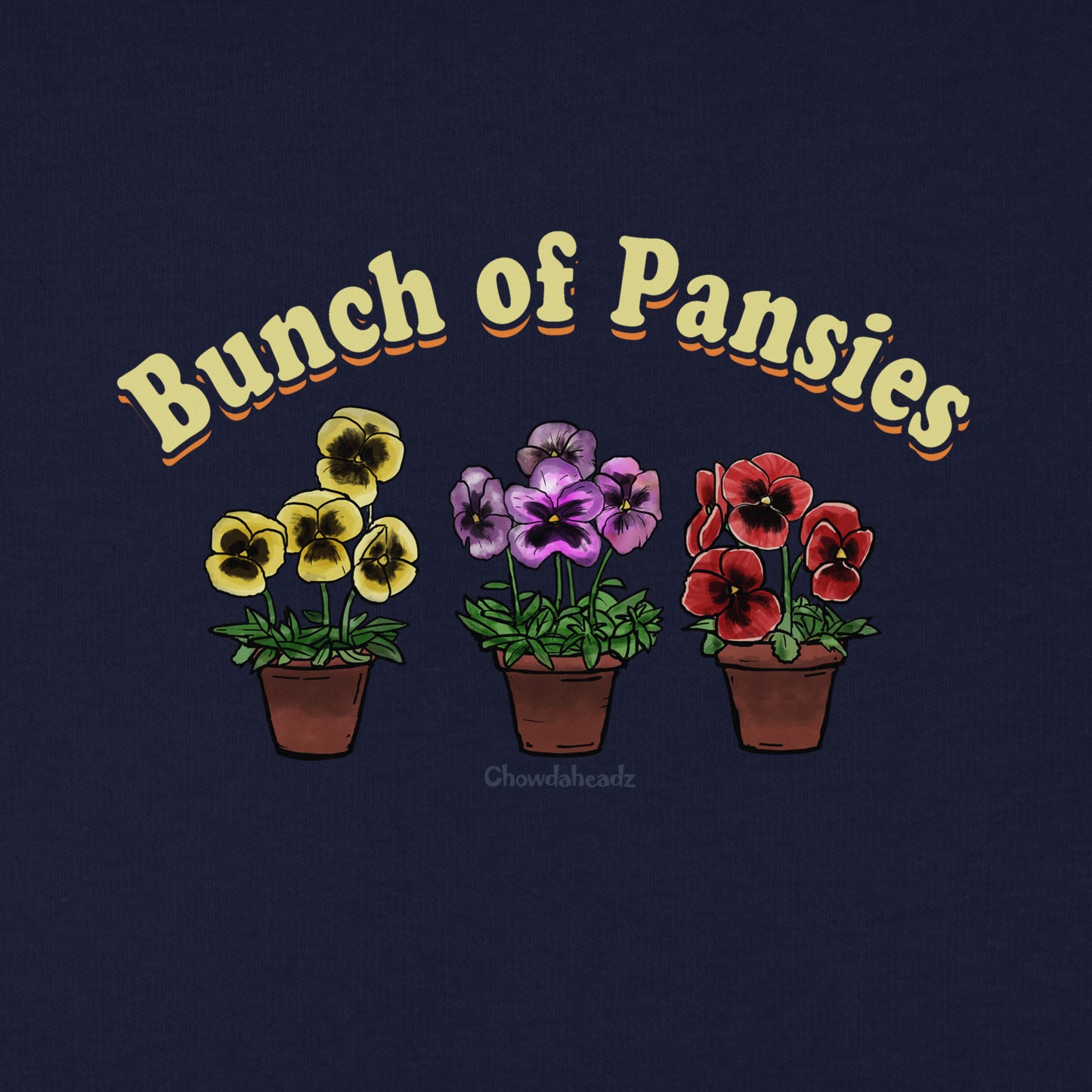 Bunch Of Pansies Youth T-Shirt