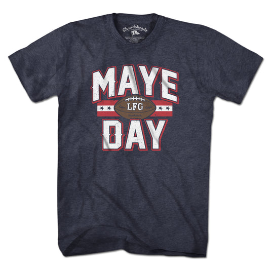 Maye Day Football T-Shirt - Chowdaheadz