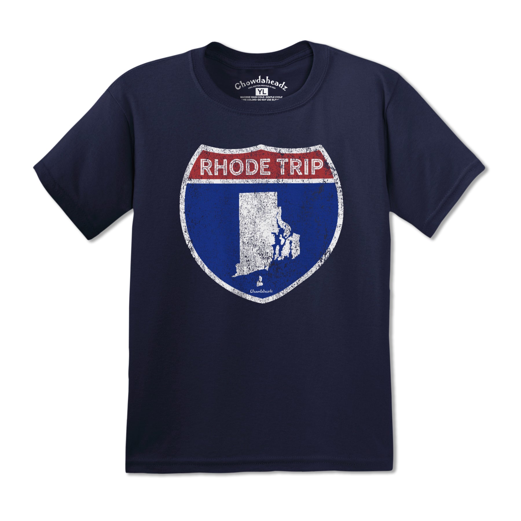 Rhode Trip Youth T-shirt - Chowdaheadz