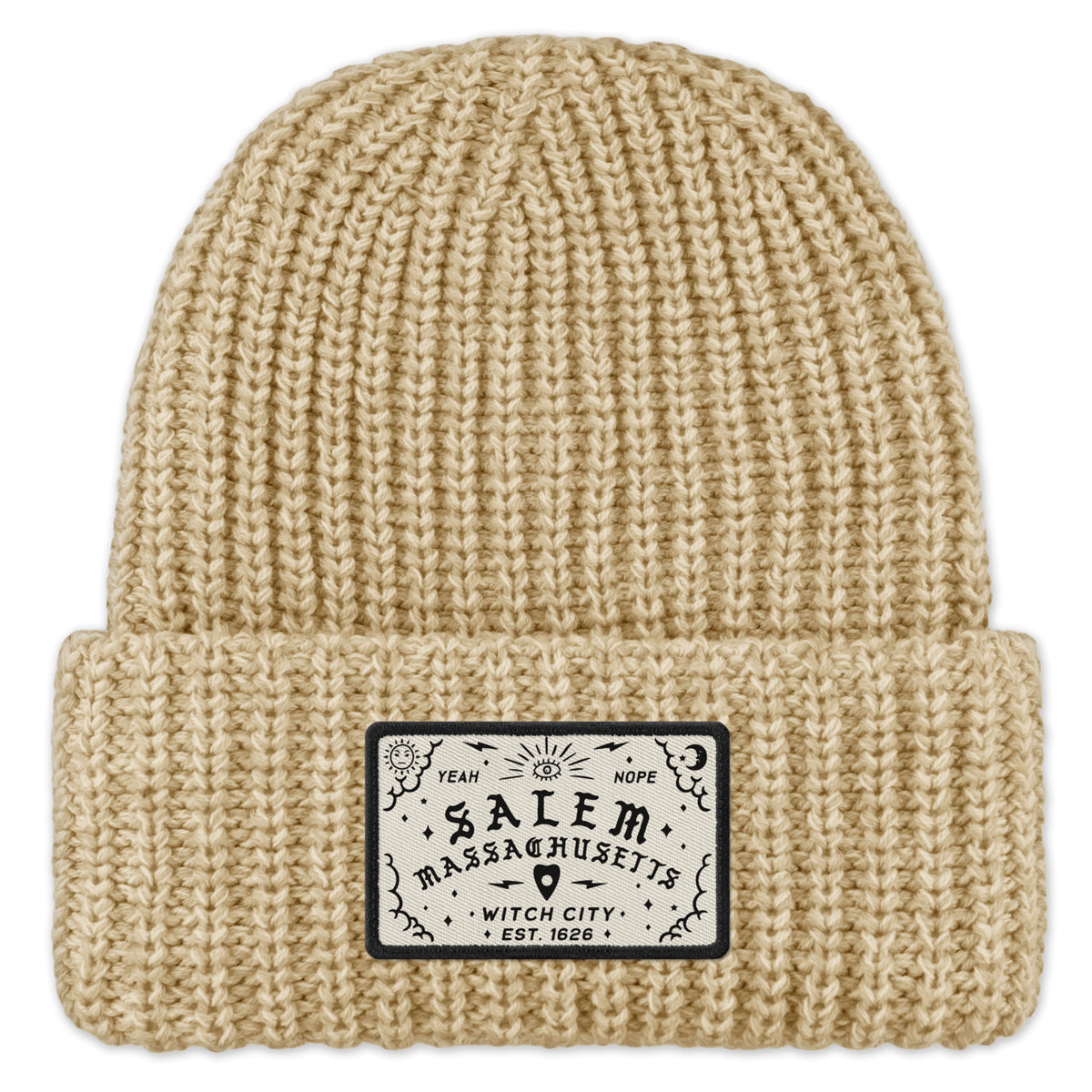 Salem Mass Spirit Board Chunky Knit Winter Hat – Chowdaheadz