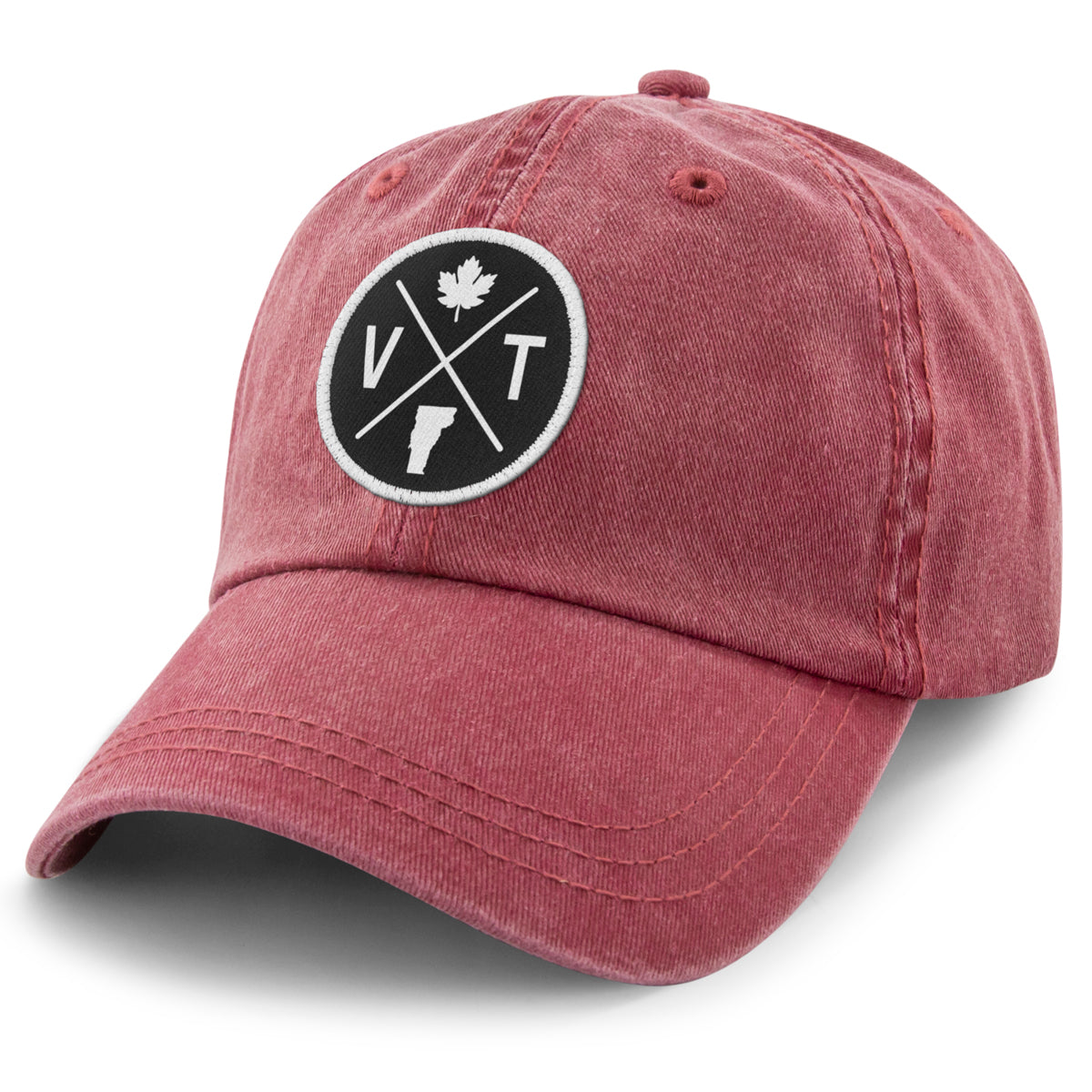 VT Circle Emblem Washed Dad Hat