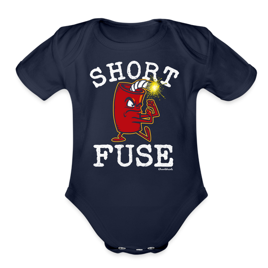 Short Fuse Infant One Piece - dark navy