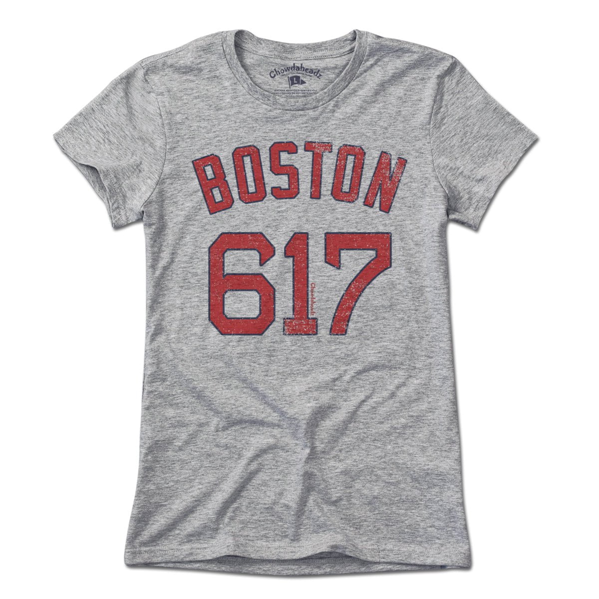 Boston 617 Baseball T-Shirt - Chowdaheadz