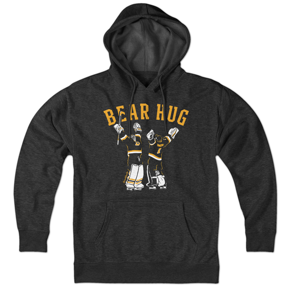  Chowdaheadz Bear Hug Boston Hockey T-Shirt : Sports & Outdoors