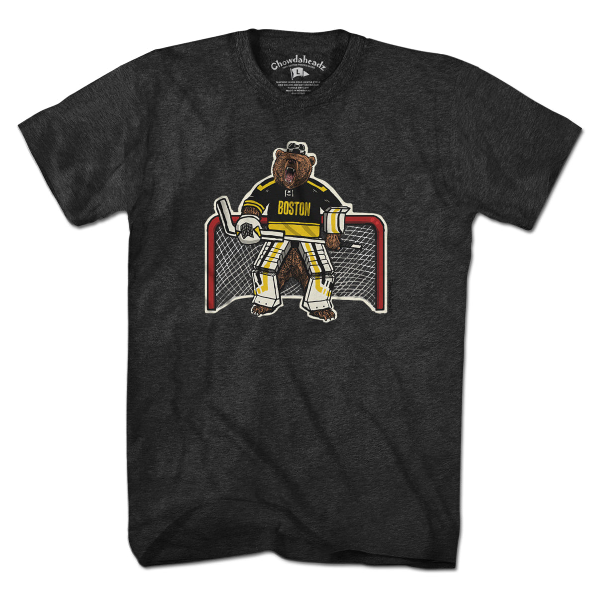 Goalie Bear T-Shirt – Chowdaheadz