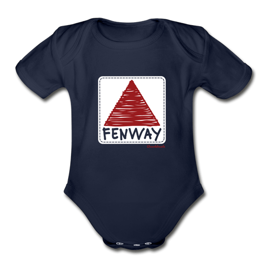 Fenway Sign Infant One Piece - dark navy