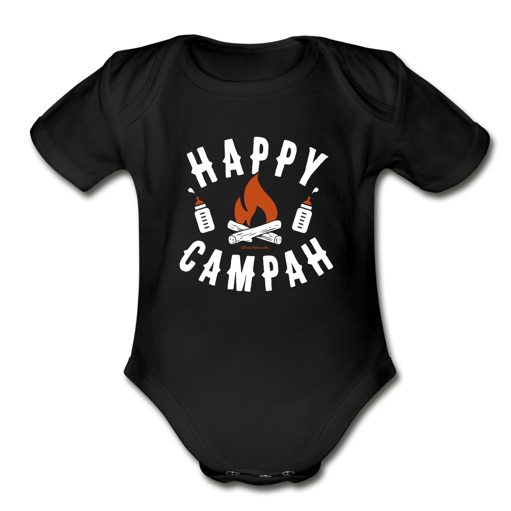 Happy Campah Infant One Piece - black