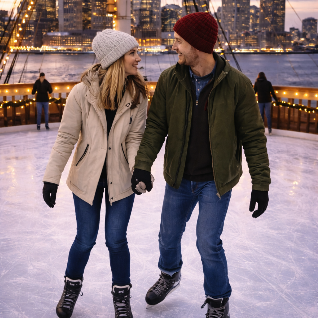 Layer Up: The Tall Ship Ice Rink Is Changing Winter in New England