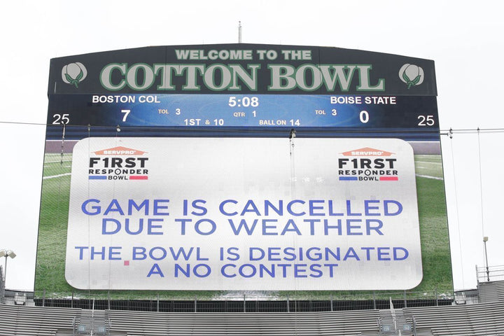 BC's bowl game got cancelled