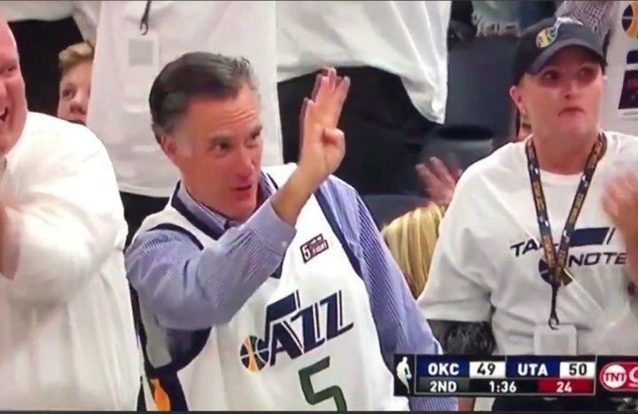 Mitt Romney betraying Celtics fans with Jazz support
