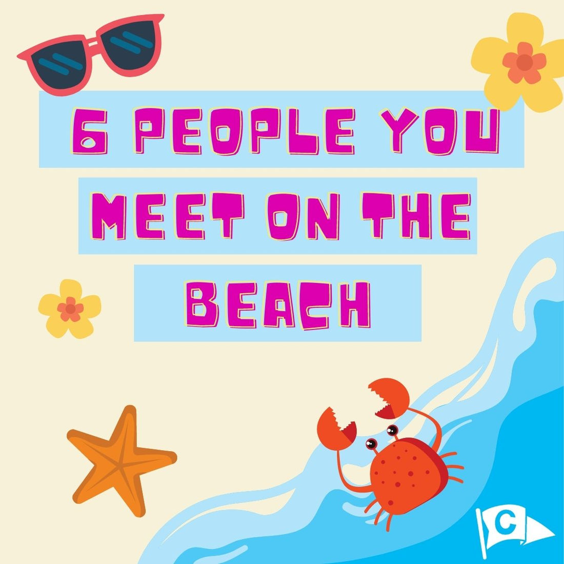 6 People You'll Meet On A New England Beach