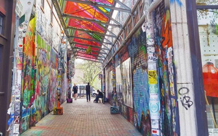 This Boston Alley Has Become A Living Art Gallery