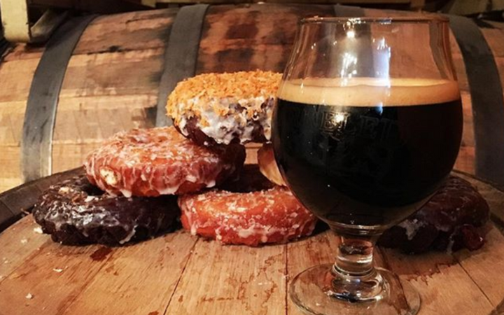 This Maine Food Truck Park Serves Doughnut-Flavored Beer