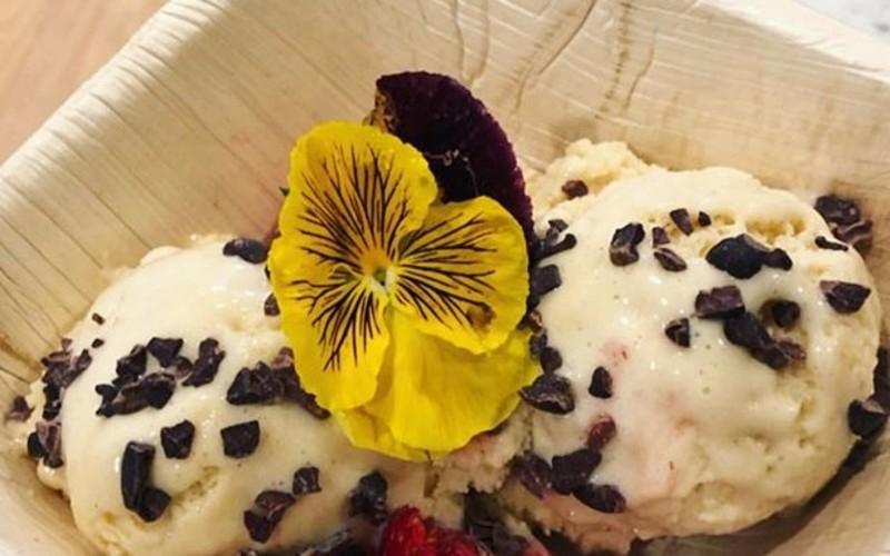 Sample Edible Flowers & Tea-Infused Ice Cream At Egalitea Organic Cafe