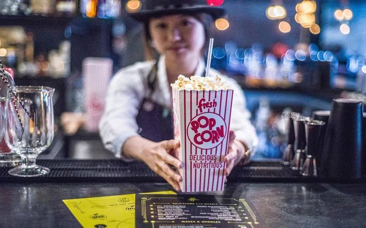 Sip Popcorn Cocktails Amid Gothic Decor At This Theater District Bar