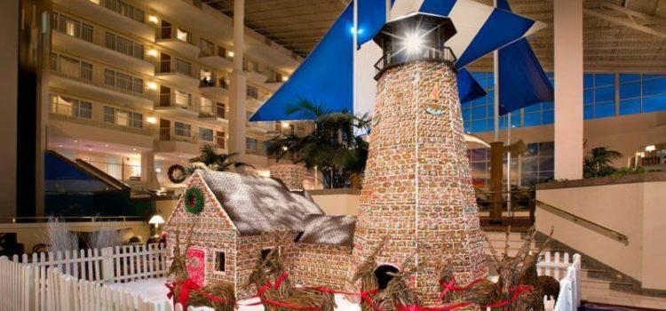 Christmas In Newport Features New England’s Largest Gingerbread Lighthouse