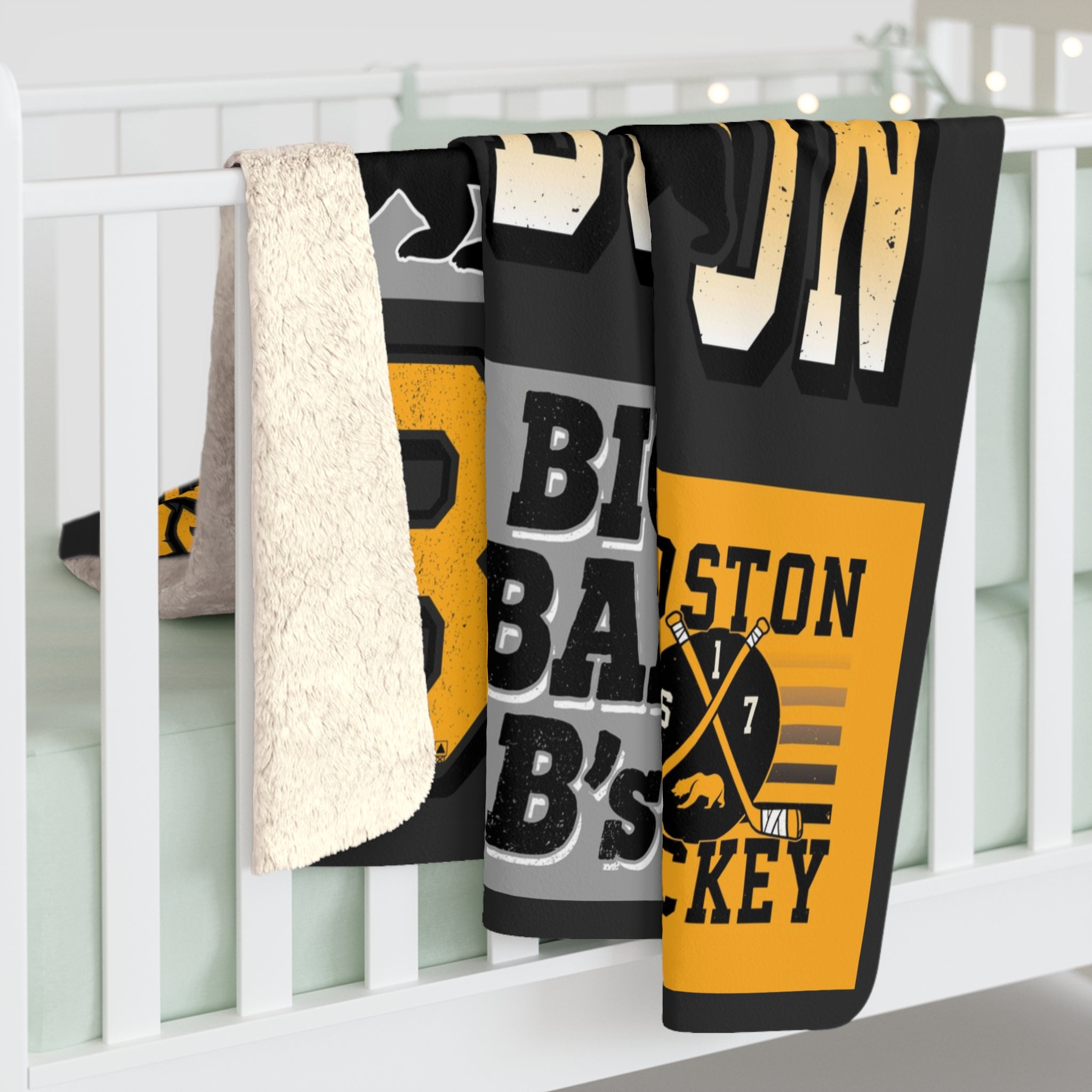 The Best of Black & Gold Sherpa Fleece Blanket - Chowdaheadz