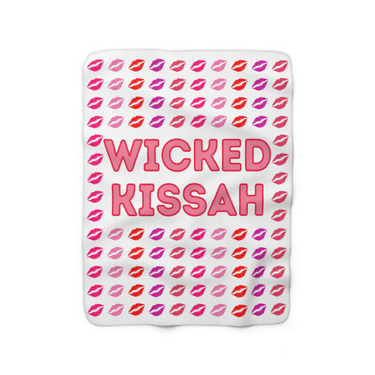 Wicked Kissah Sherpa Fleece Blanket - Chowdaheadz