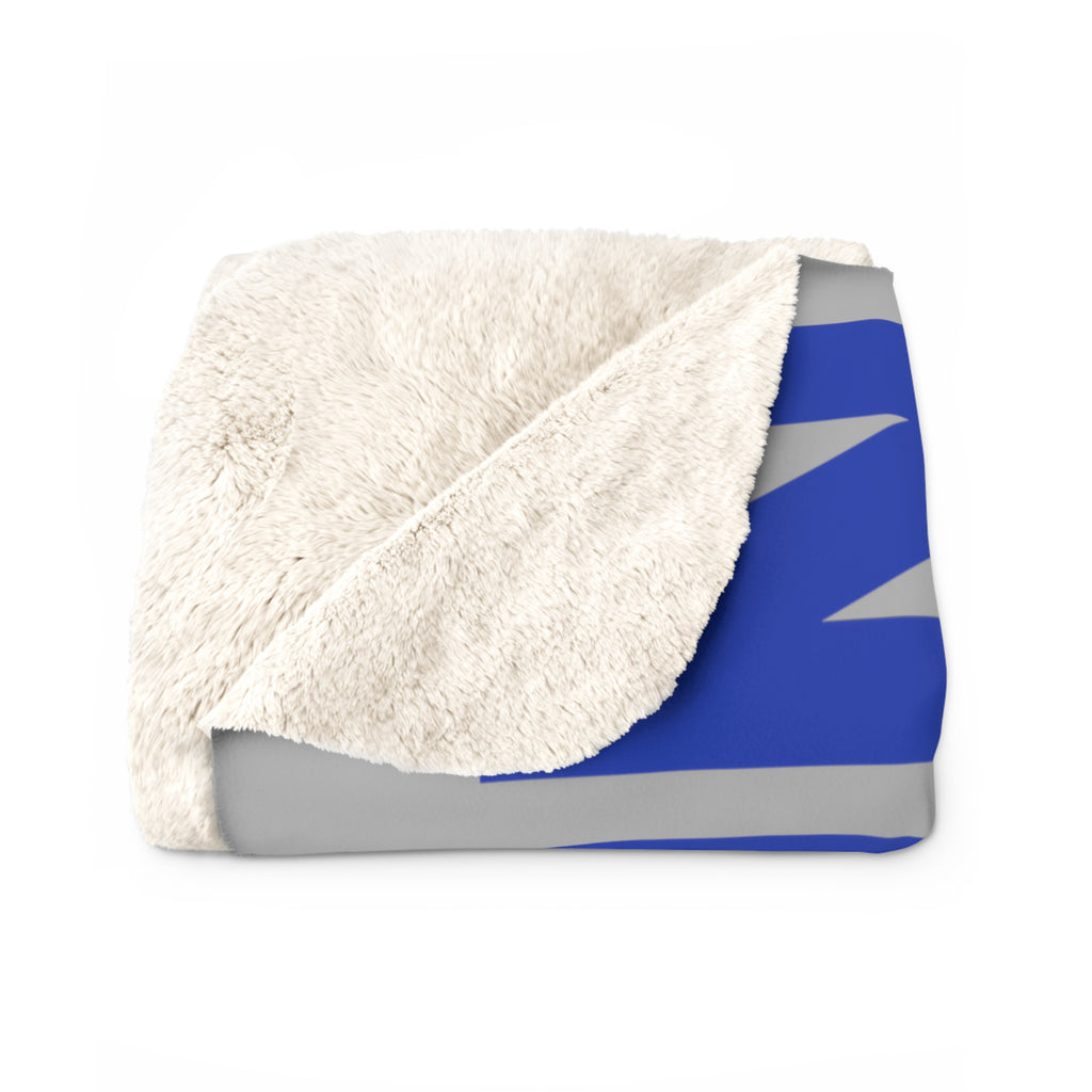 Boston Skyline Run Route Sherpa Fleece Blanket - Chowdaheadz