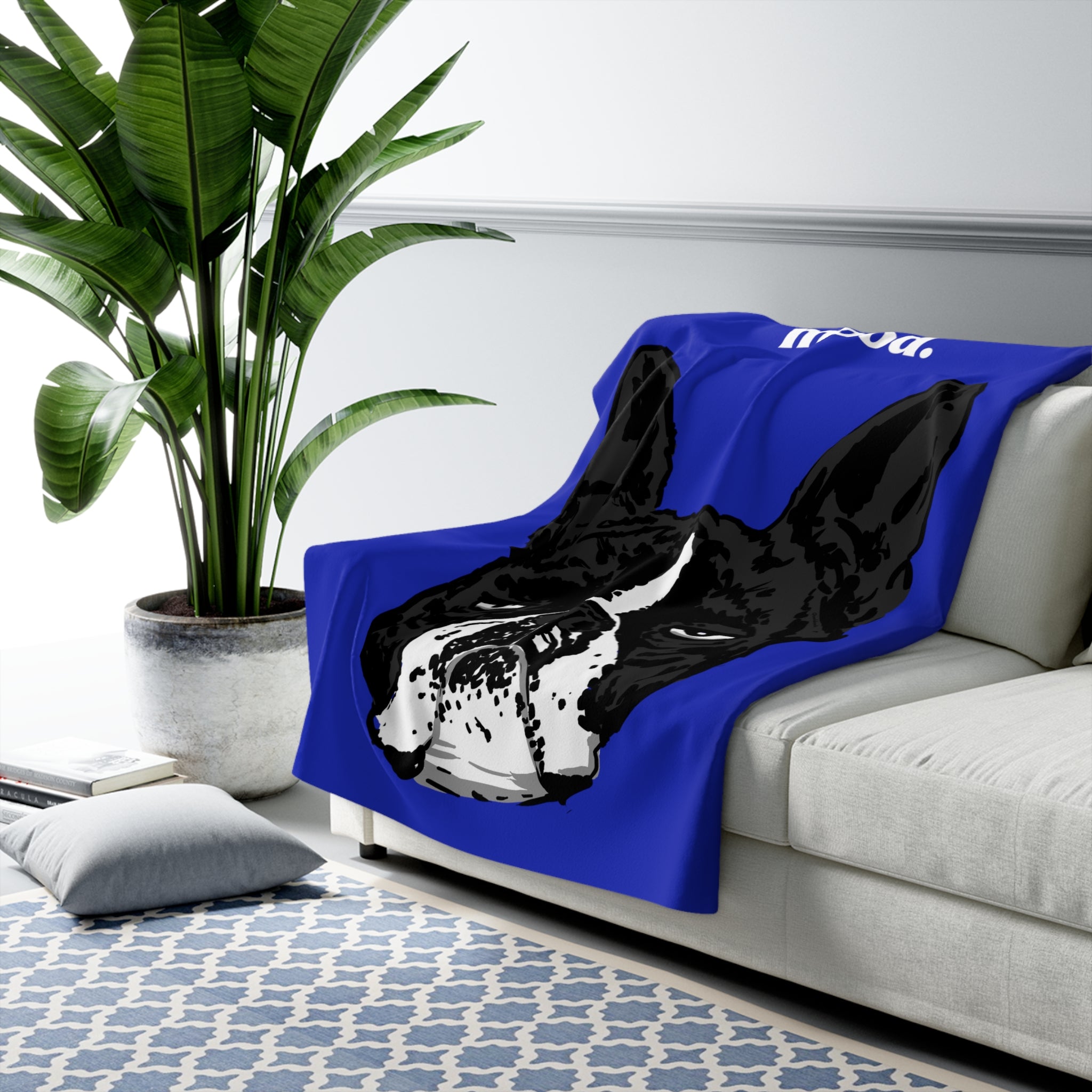 Mood Terrier Sherpa Fleece Blanket - Chowdaheadz