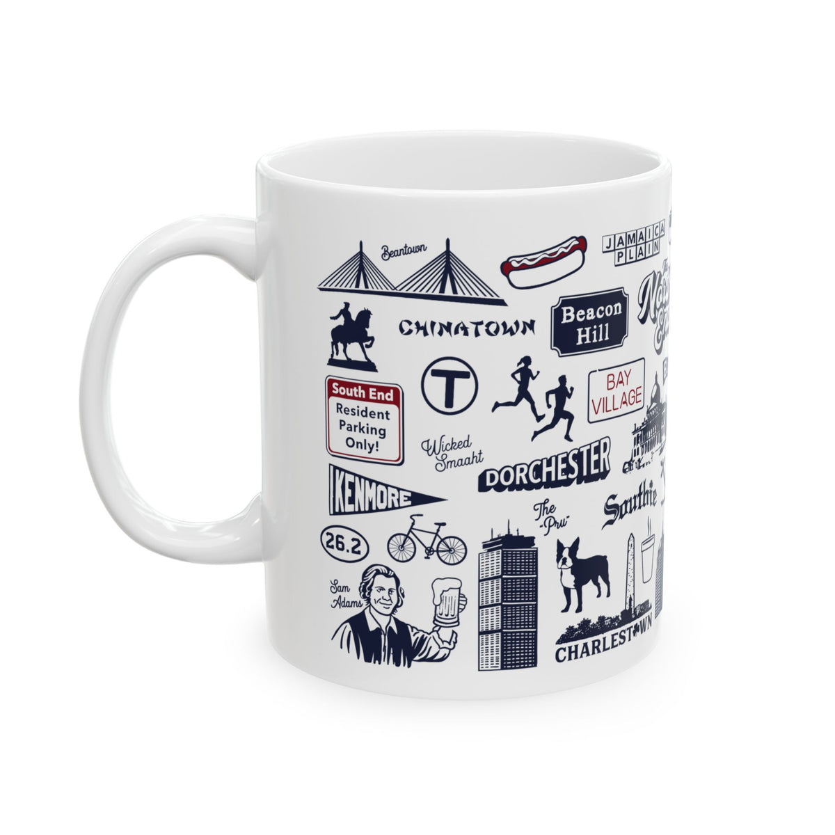 Boston Tourist 11oz Coffee Mug - Chowdaheadz
