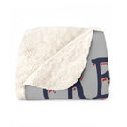 Boston Freedom Trail Sherpa Fleece Blanket - Chowdaheadz