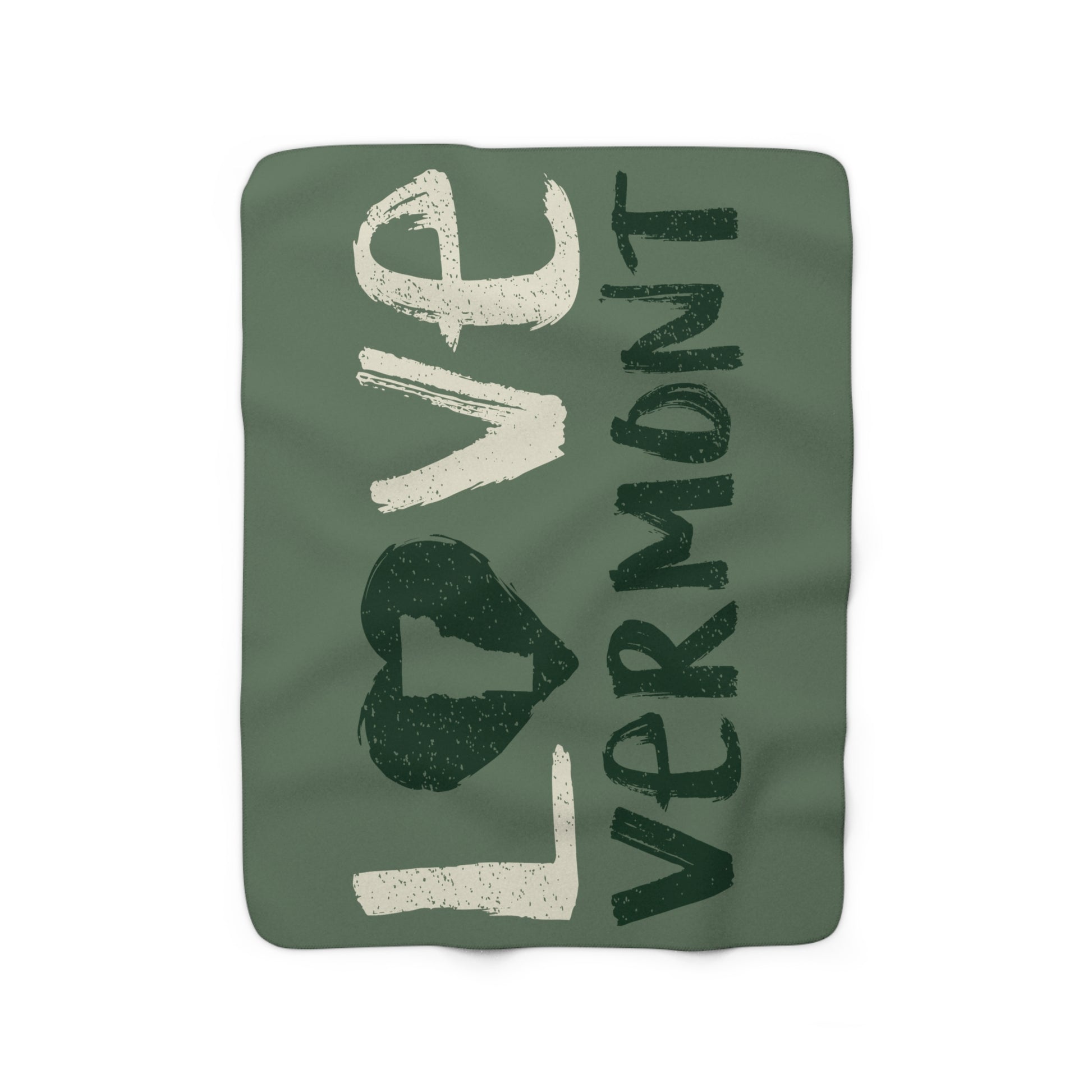 Love Vermont Sherpa Fleece Blanket - Chowdaheadz