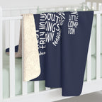 Rhode Island Cities & Towns Sherpa Fleece Blanket - Chowdaheadz