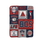 The Best of Boston Baseball Sherpa Fleece Blanket - Chowdaheadz