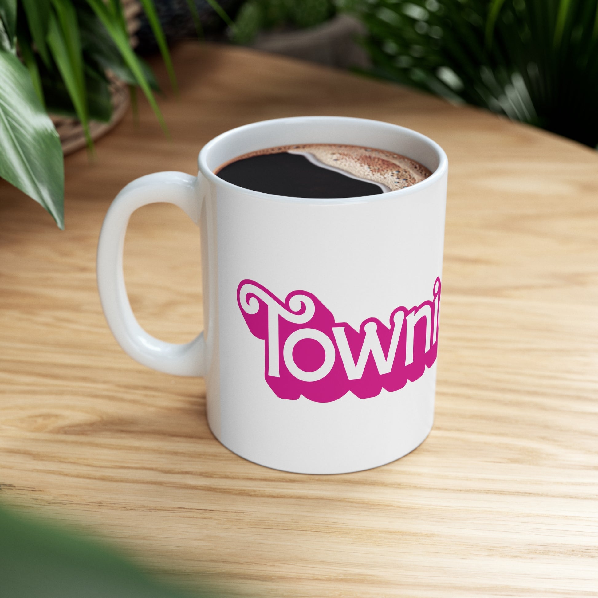 Townie Pink Logo  11oz Mug - Chowdaheadz
