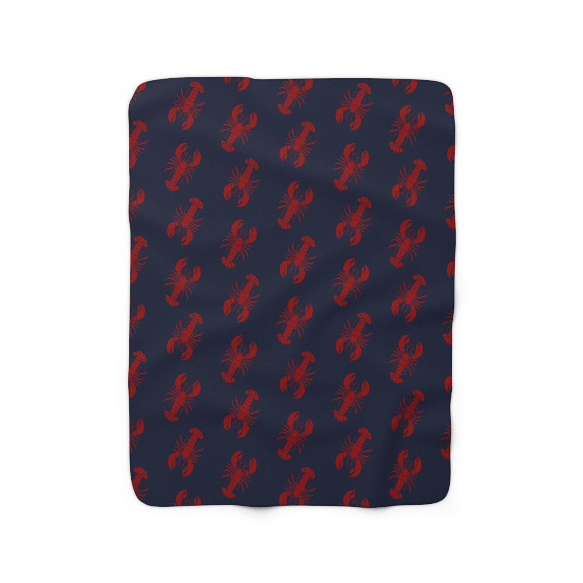 Lobster All-Over Sherpa Fleece Blanket - Chowdaheadz