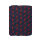 Lobster All-Over Sherpa Fleece Blanket - Chowdaheadz