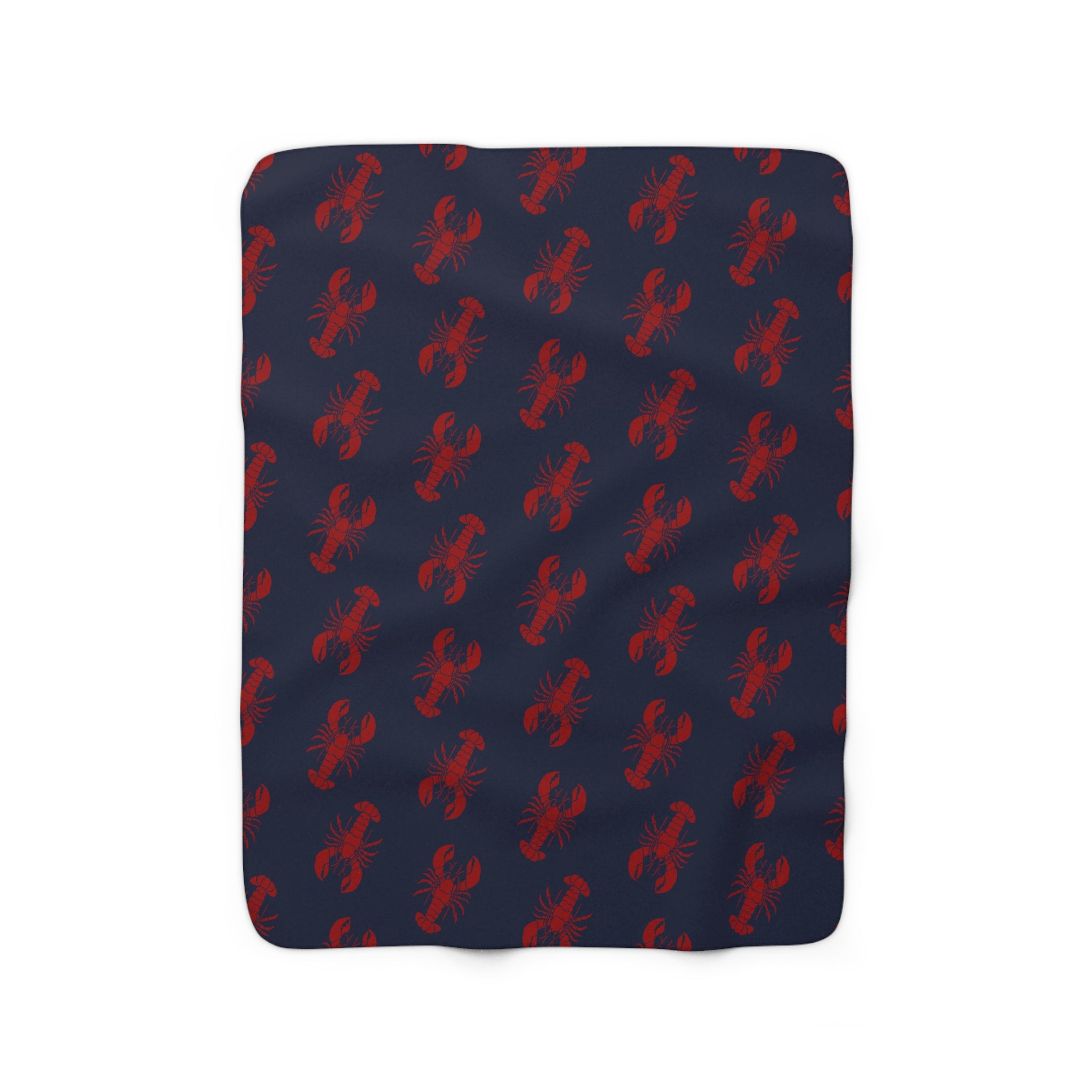 Lobster All-Over Sherpa Fleece Blanket - Chowdaheadz