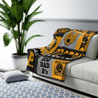 The Best of Black & Gold Sherpa Fleece Blanket - Chowdaheadz