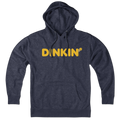 Dinkin' Pickleball hoodie in heather blue — pickleball hoodie