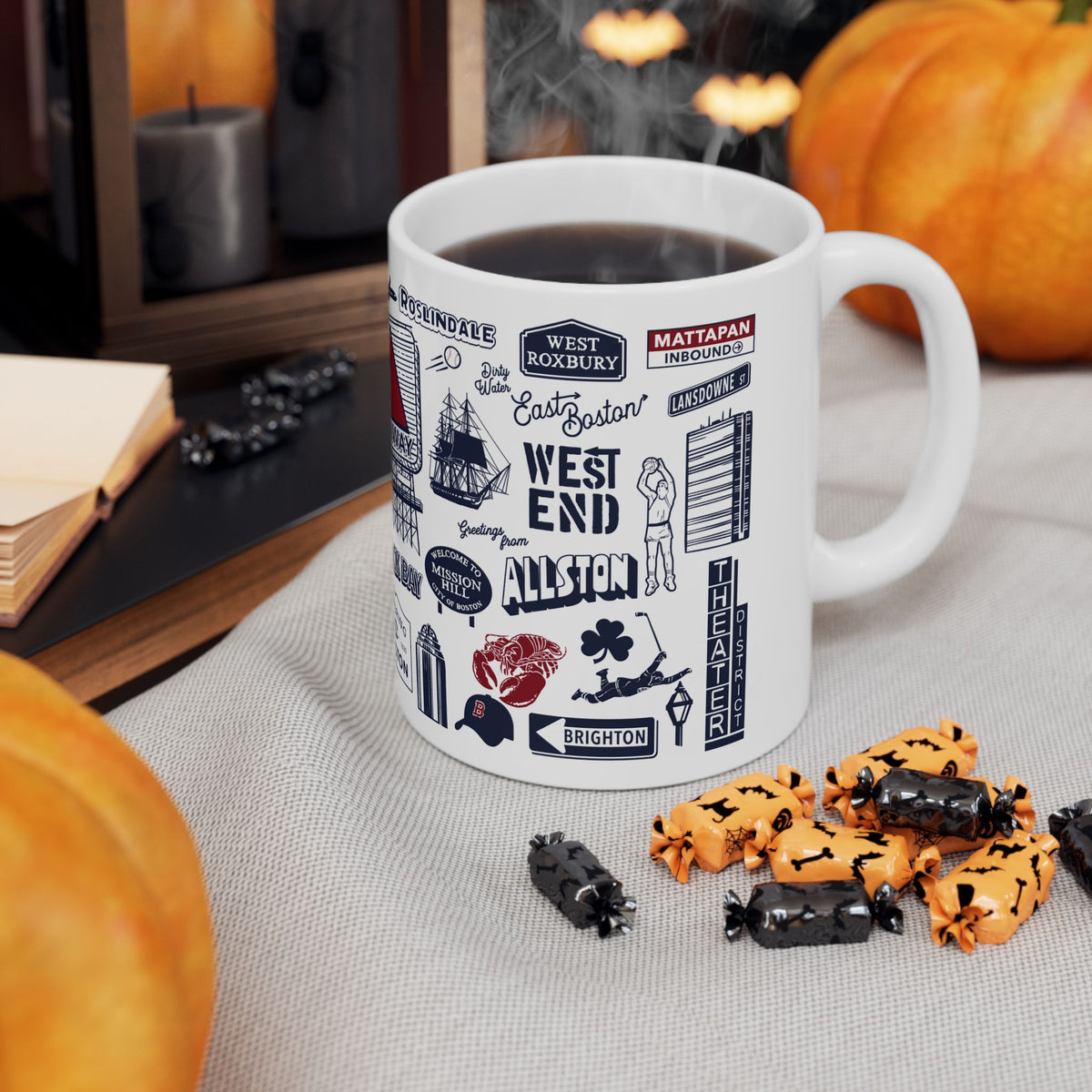 Boston Tourist 11oz Coffee Mug - Chowdaheadz