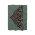 Forty-Eight 4,000 Footers New Hampshire Sherpa Fleece Blanket - Chowdaheadz