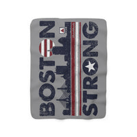 Boston Strong USA Sherpa Fleece Blanket - Chowdaheadz