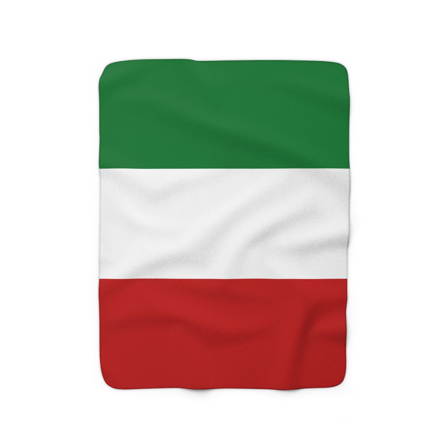 Italian Flag Sherpa Fleece Blanket - Chowdaheadz