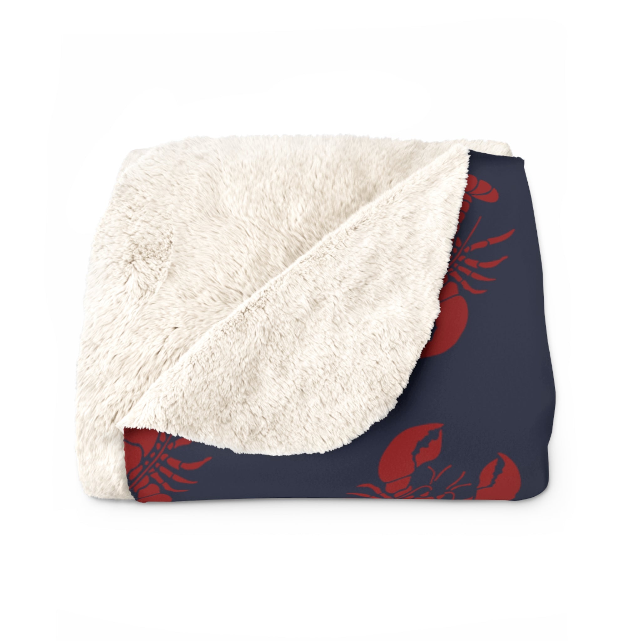 Lobster All-Over Sherpa Fleece Blanket - Chowdaheadz