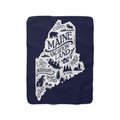 Maine Vacationland Sherpa Fleece Blanket - Chowdaheadz