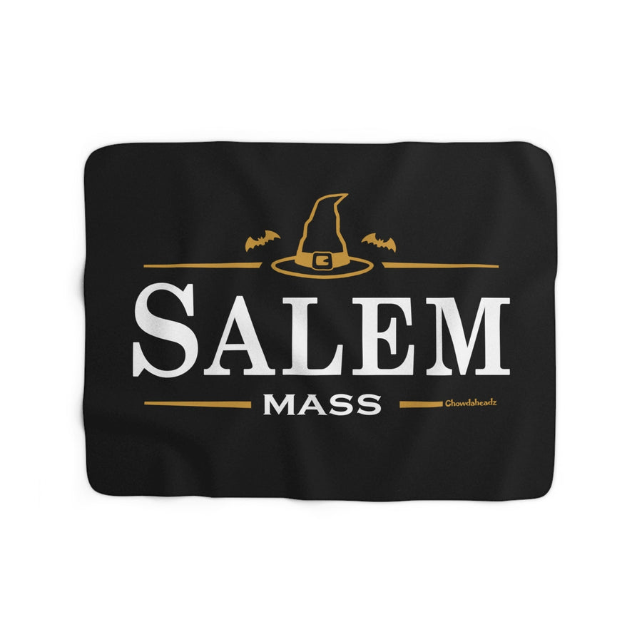 Salem Mass Logo Sherpa Fleece Blanket - Chowdaheadz