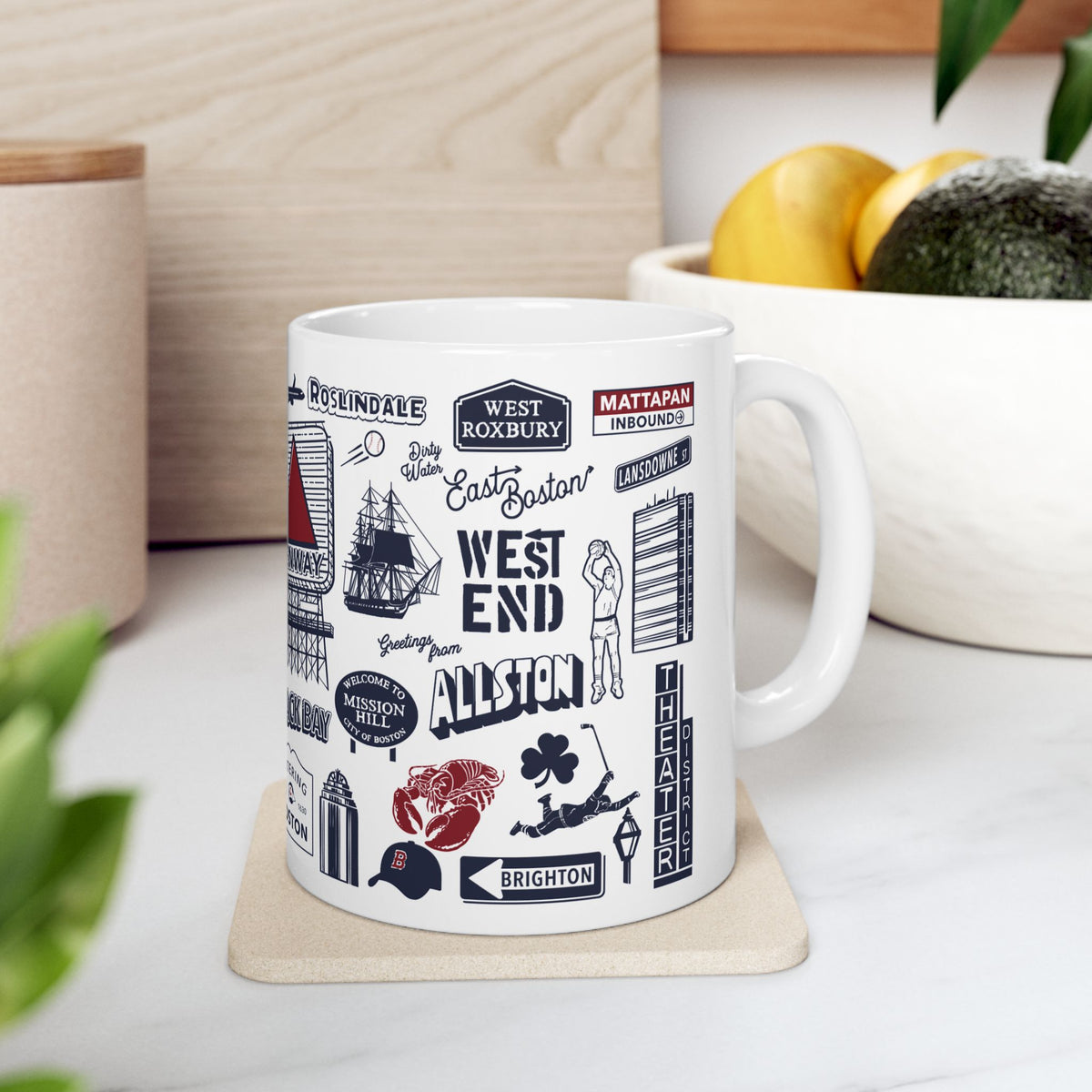Boston Tourist 11oz Coffee Mug - Chowdaheadz