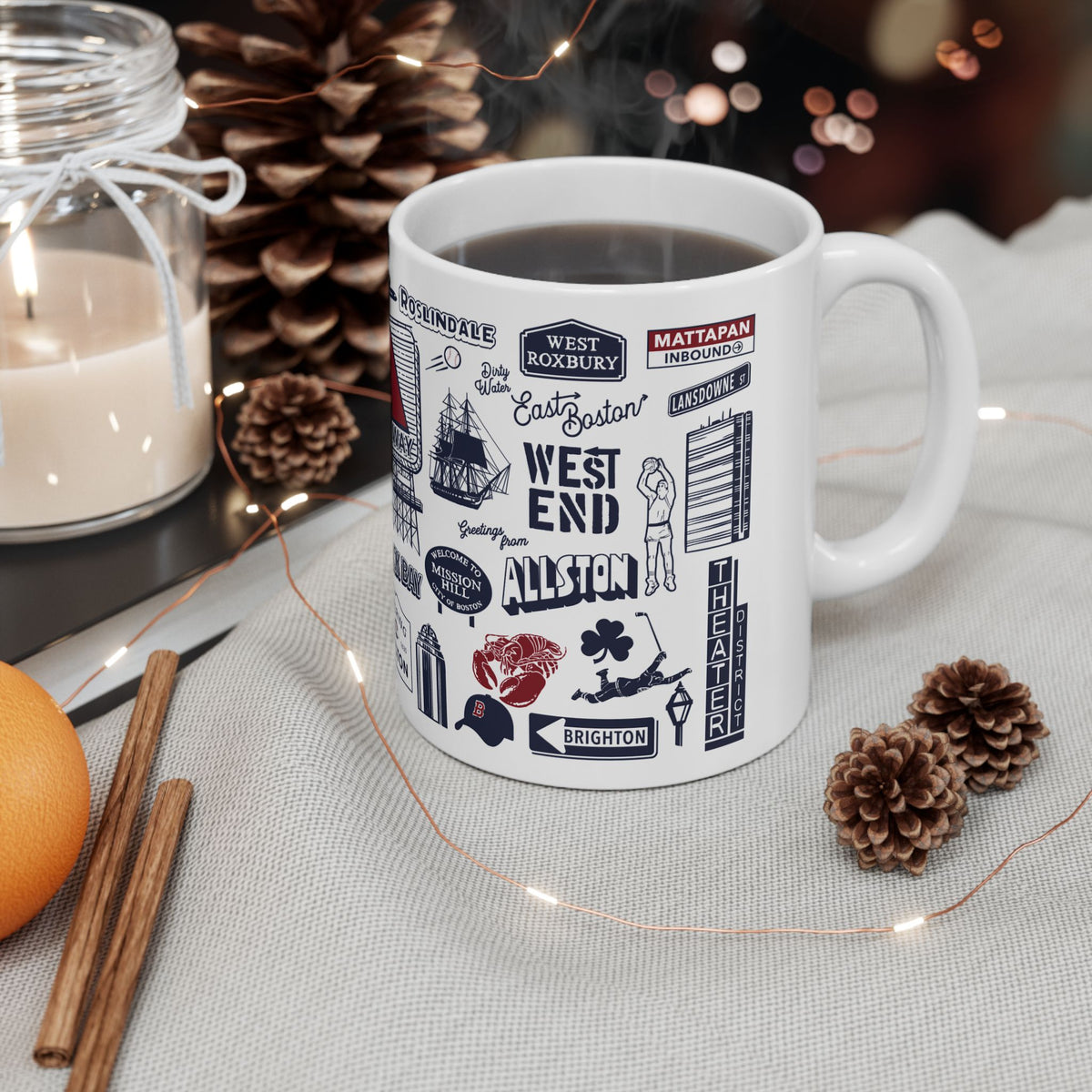Boston Tourist 11oz Coffee Mug - Chowdaheadz