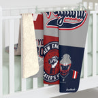 Best of New England Football Sherpa Fleece Blanket - Chowdaheadz