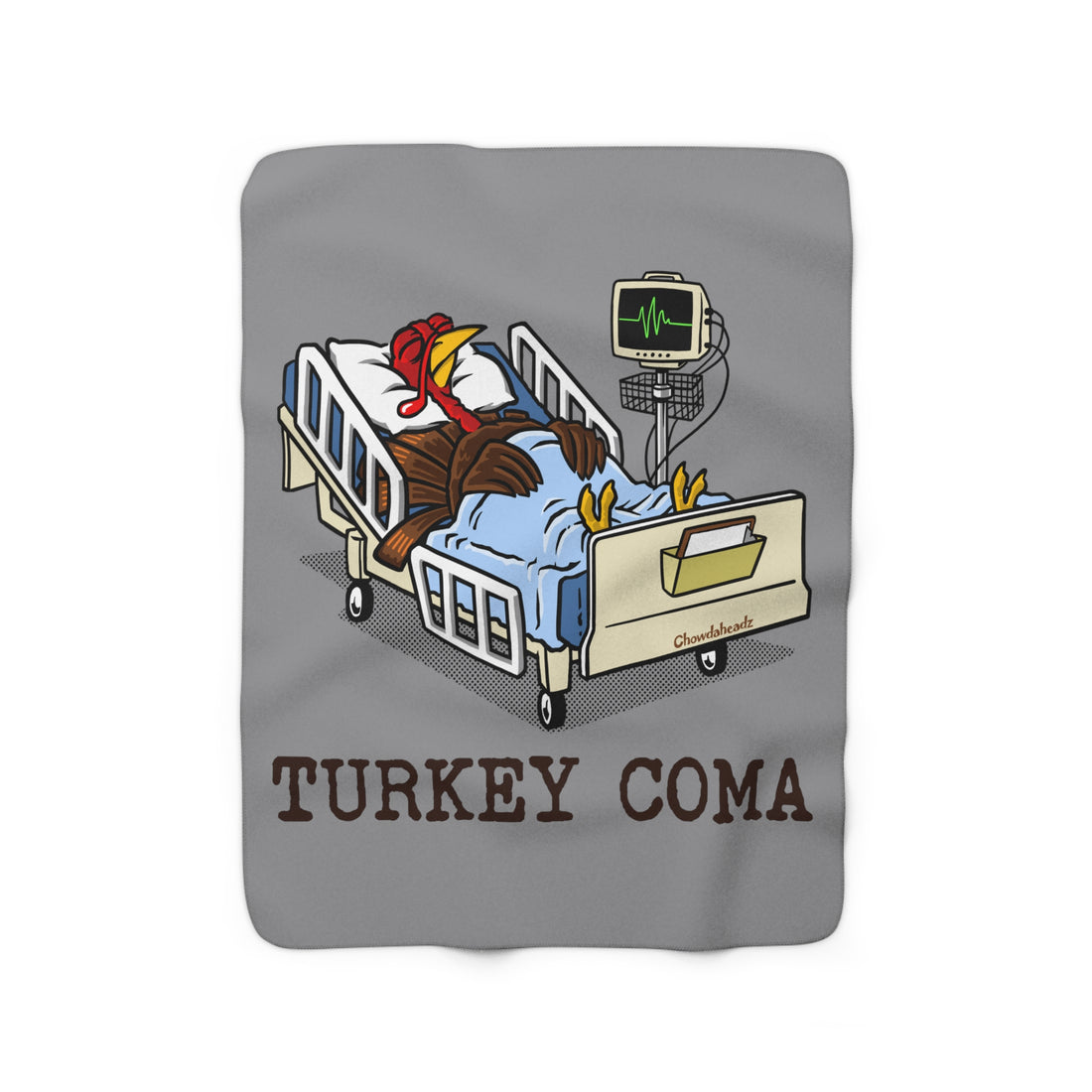 Turkey Coma Sherpa Fleece Blanket - Chowdaheadz